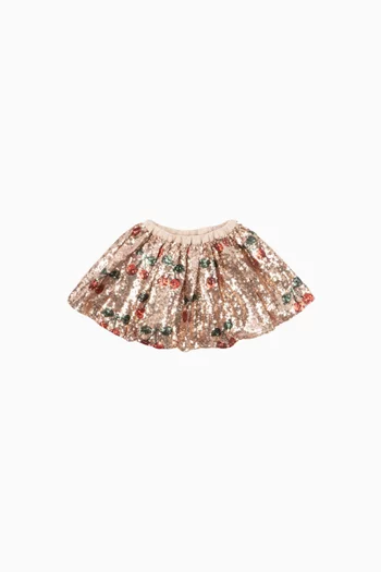 Starla Sequin-embellished Skirt