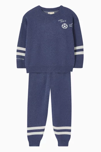 Lapis Pants in Cotton-wool Blend