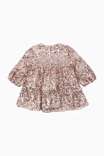 Lila Sequin-embellished Dress
