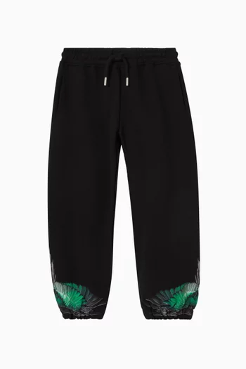 Wings Graphic Sweatpants in Cotton