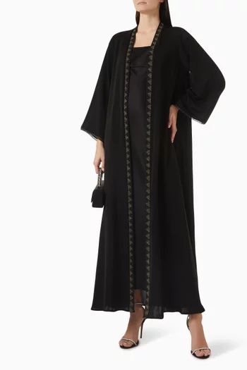 Embroidered Abaya Set