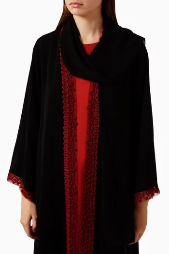 Embroidered Abaya Set