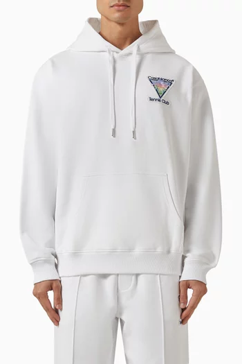 Tennis Club Classic Hoodie in Cotton-jersey