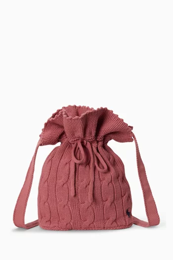 Top Handle Knitted Bag