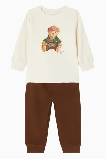 Polo Bear T-shirt & Sweatpants Set