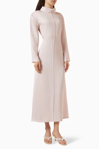 Tie-back Dress in Acetate