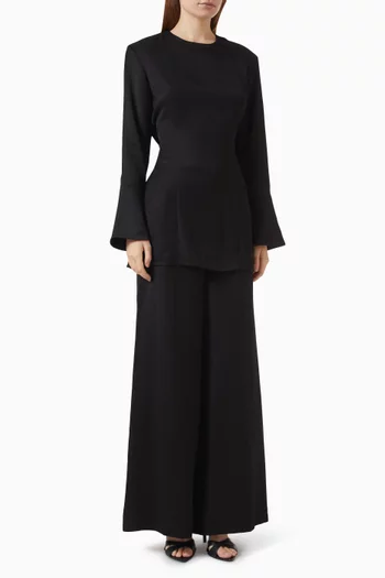 Top & Pants Set in Rayon Blend