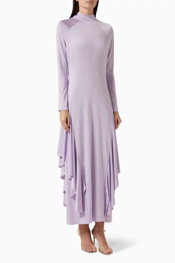 فستان أدين بكشكش