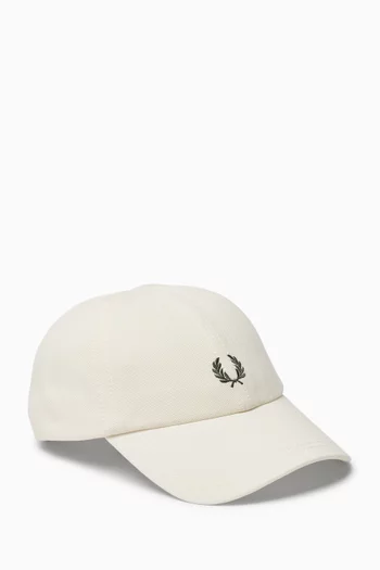Classic Pique Cap in Cotton