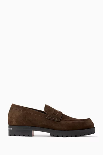 Cavavin Moccasins in Reversed Calf Leather