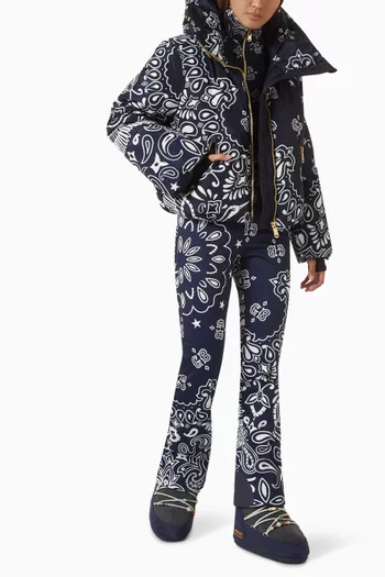 Shiro Paisley Ski Pants