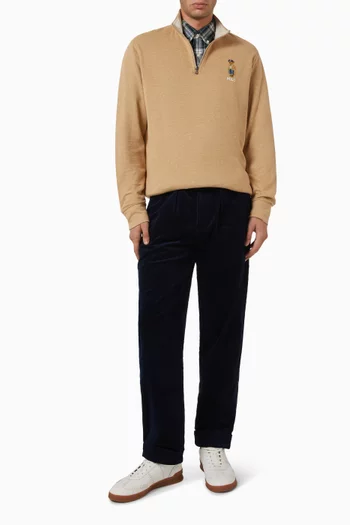 Polo Bear Sweatshirt in Double-knit Jersey