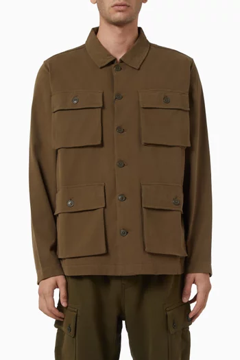 Utility Overshirt in Cotton