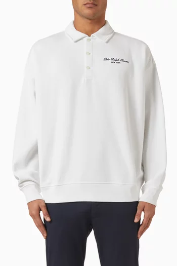 Knit Polo Shirt in Cotton Blend