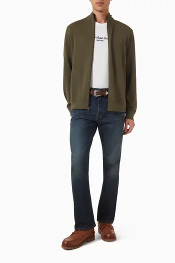 Zip Sweater in Cotton