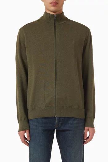 Zip Sweater in Cotton