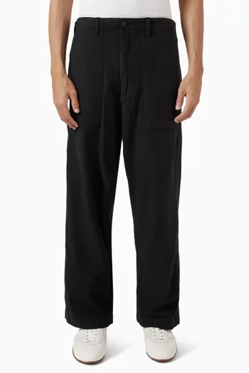 Patch-pocket Pants in Cotton