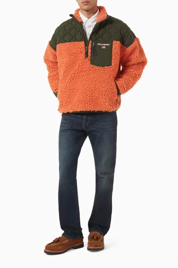 Knit Half-zip Sweatshirt
