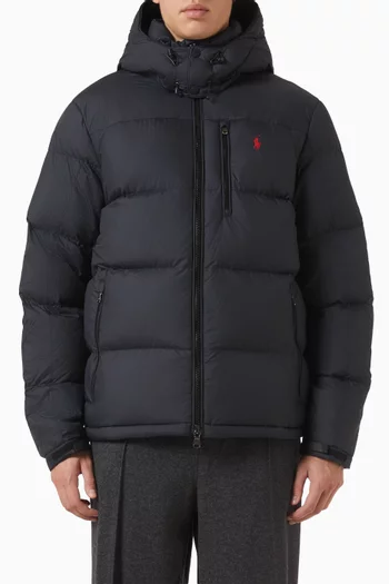 Embroidered Puffer Jacket