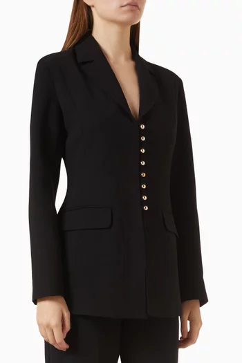 Shawl-collar Tailored Jacket