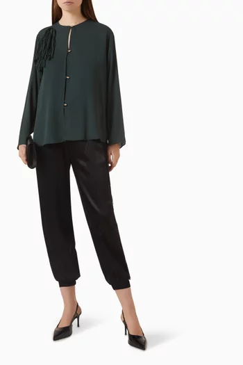 Fringed Top in Viscose