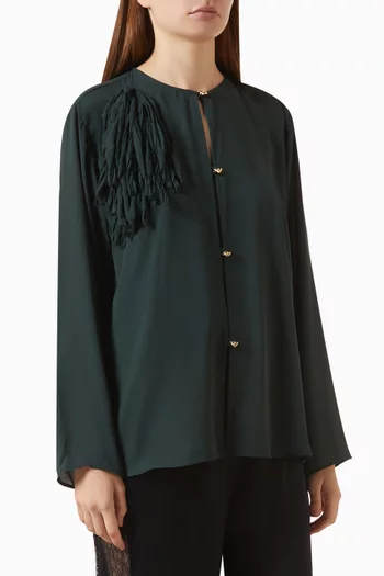 Fringed Top in Viscose