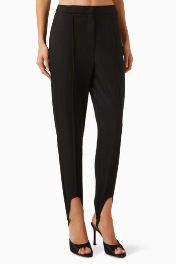 Stirrup Slim-fit Pants