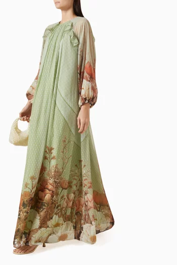 Embroidered Maxi Dress