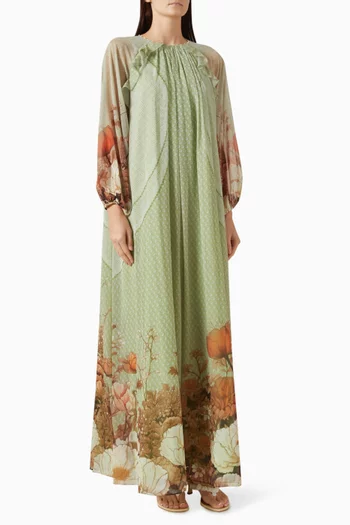 Embroidered Maxi Dress
