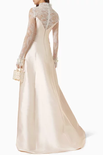 Perla Gown in Mikado