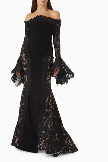 Chantilly Gown in Crepe