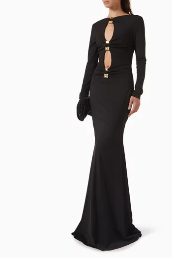 Orsa Cut-out Dress in Jersey