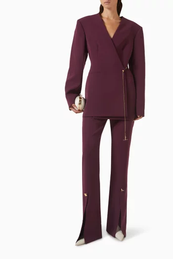 Farah Split-hem Flared Pants
