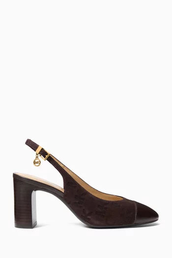 Piper Flex 75 Slingback Pumps in Suede