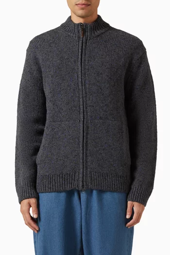 Oat Cardigan in Wool-cotton