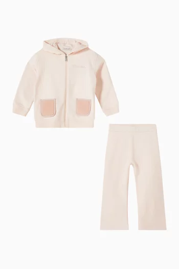 Hoodie Logo & Pant Set