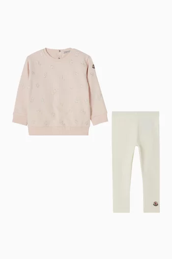 Logo Sweatshirt & Leggings Set