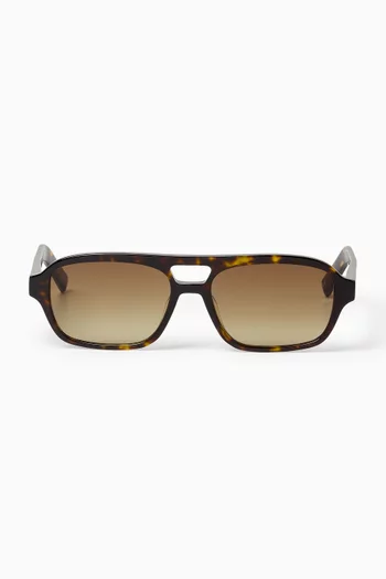 Yori Aviator Sunglasses in Acetate