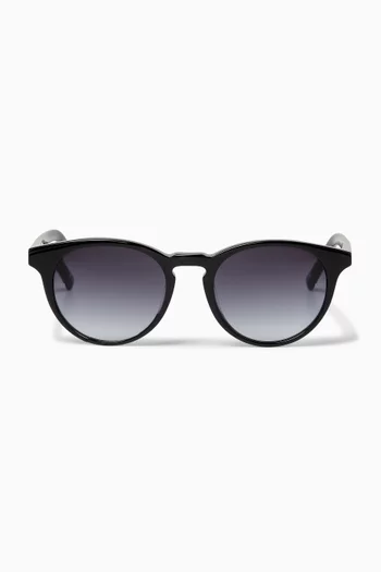 Omi Round Sunglasses in Acetate