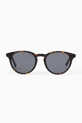 Omi Round Sunglasses in Acetate