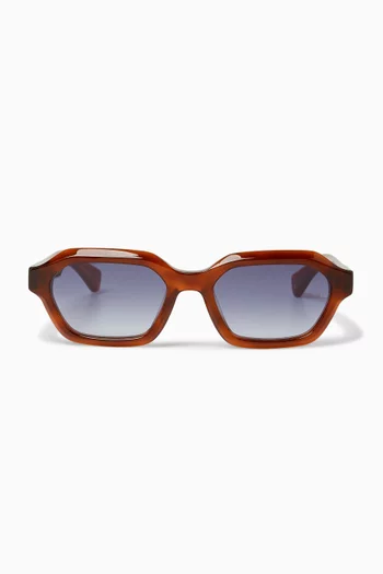 Aro Angular Sunglasses in Acetate
