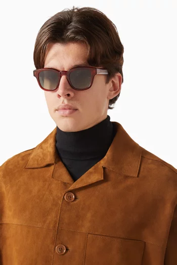 Teo Aviator Sunglasses in Acetate