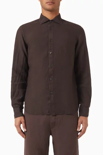Button-up Shirt in Linen