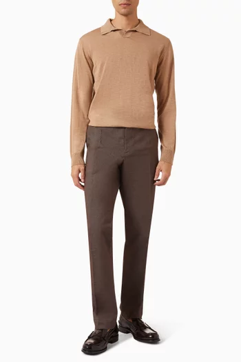 Polo T-shirt in Knit