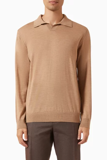 Polo T-shirt in Knit
