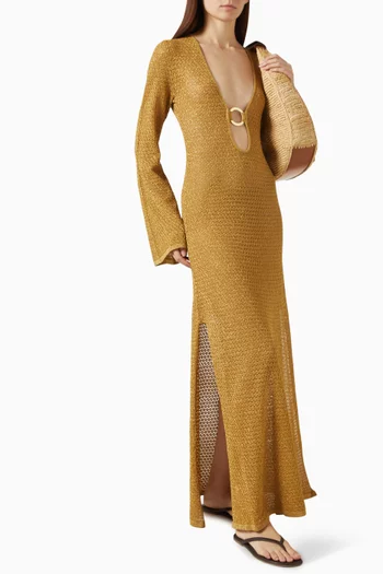 Montego Maxi Dress in Lace Crochet