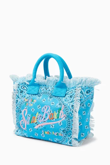 Colette Top Handle Bag in Cotton Canvas