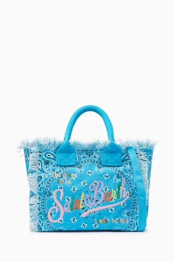Colette Top Handle Bag in Cotton Canvas