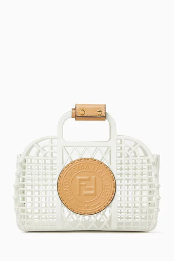 Mini Basket Bag in Plastic