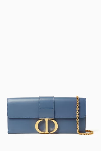 30 Montaigne Chain Clutch in Leather
